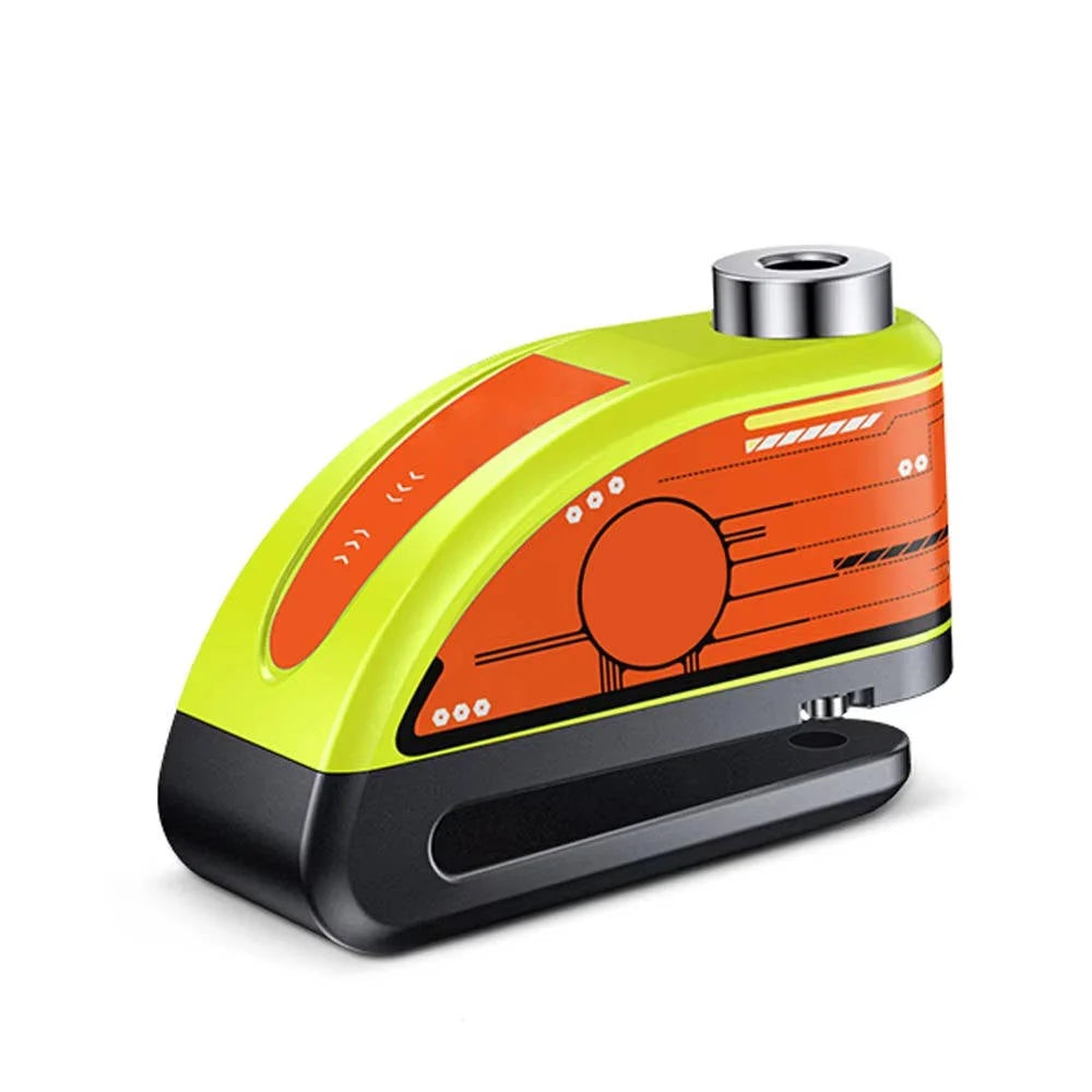 Motorcycle Disc Brake Lock Motion-Activated 120 dB Alarm IP67 Water-Resistant