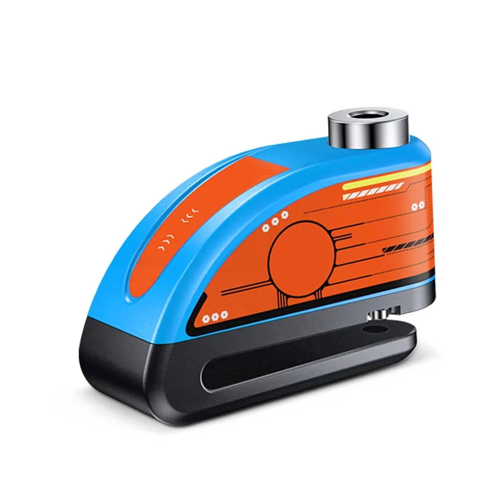 Motorcycle Disc Brake Lock Motion-Activated 120 dB Alarm IP67 Water-Resistant