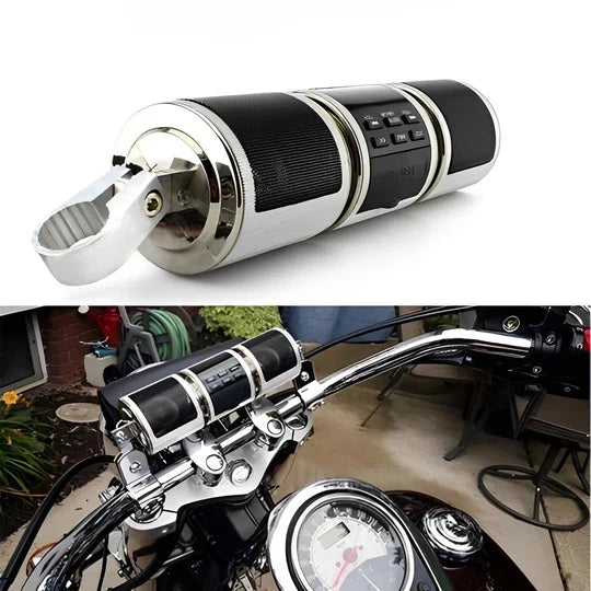 Motorcycle Speaker Waterproof Bluetooth & MicroSD