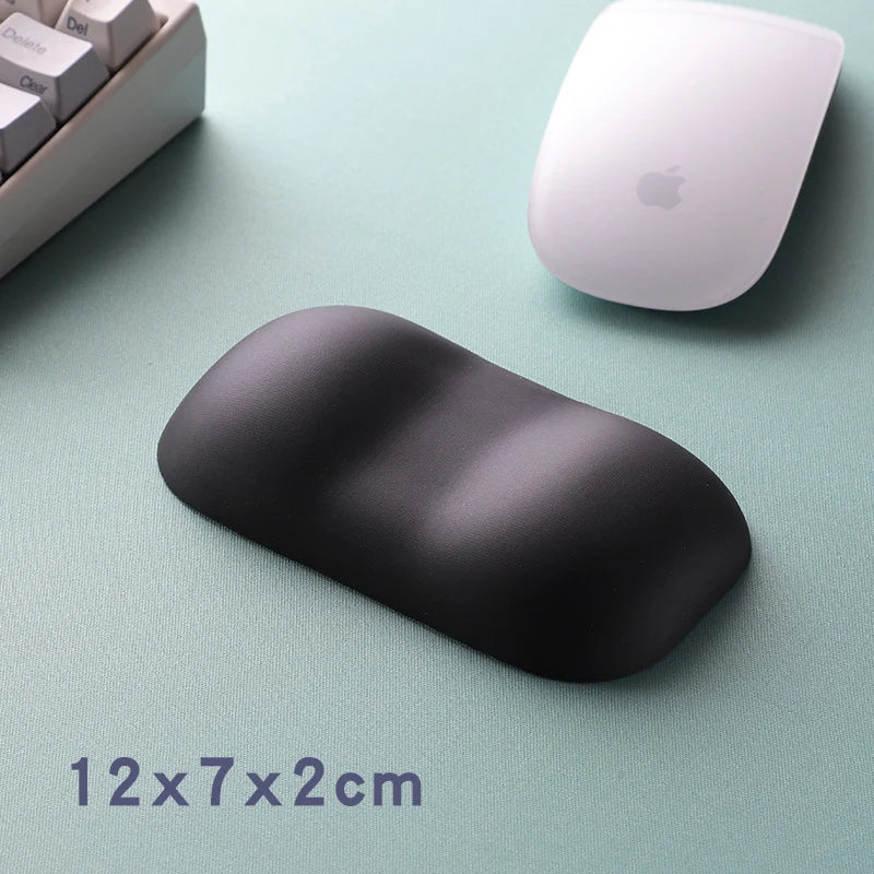 Mouse Wrist Rest Contouring Memory Foam Wipe-Clean Cover