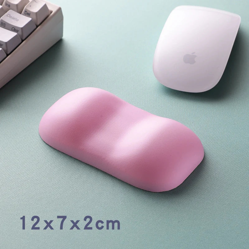 Mouse Wrist Rest Contouring Memory Foam Wipe-Clean Cover