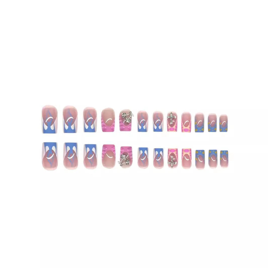 Nail Art Set 3D Embellishments Easy Application Long-Lasting Wear