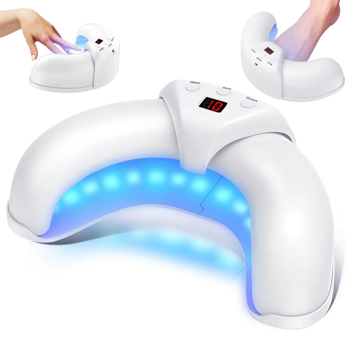 Nail Care Device Focused Light Rechargeable Cordless
