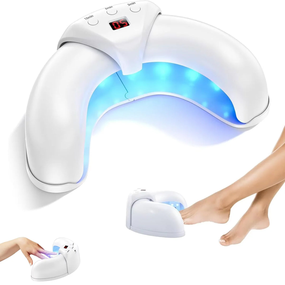 Nail Care Device Focused Light Rechargeable Cordless