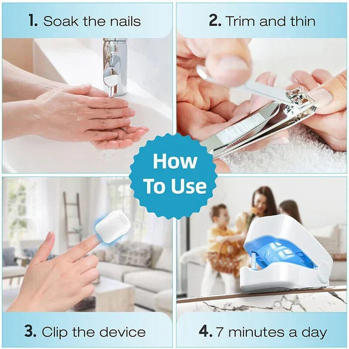 Nail Care Device Focused Light Rechargeable Cordless