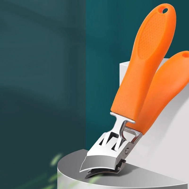 Nail Clipper Extra-Wide Opening Anti-Splash Guard Stainless Steel