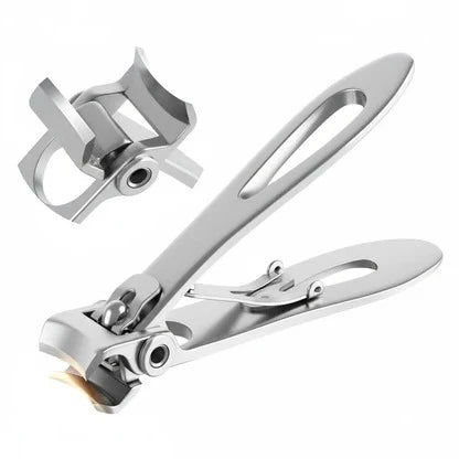 Nail Clipper Heavy-Duty Curved Edge Ergonomic Grip for Thick Nails