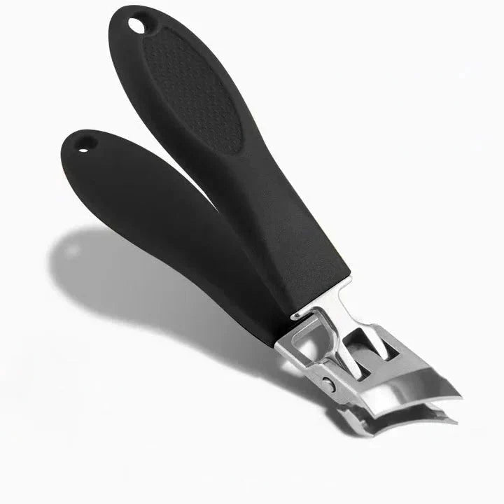 Nail Clippers Wide Jaw Stainless Steel Blades Non-Slip Grip