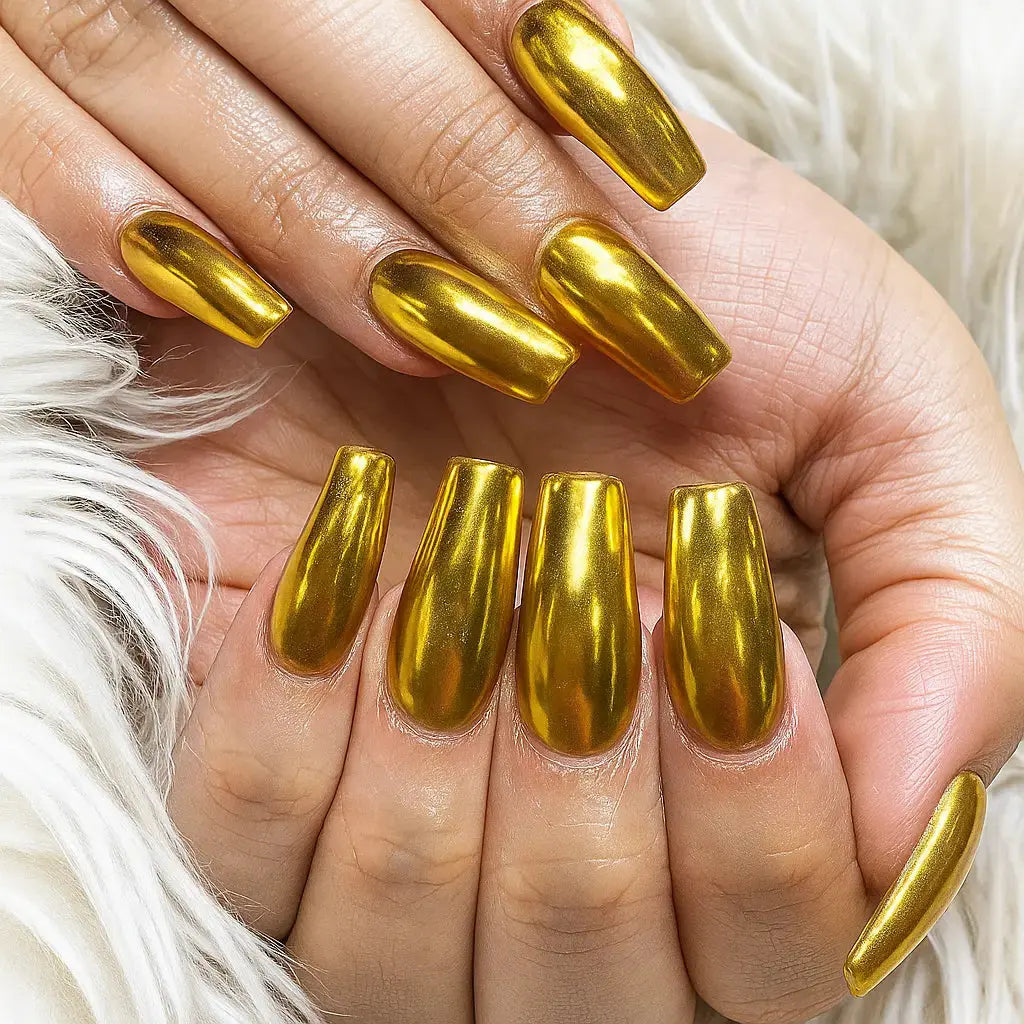 Nail Polish Mirror Chrome Finish Quick-Drying Formula
