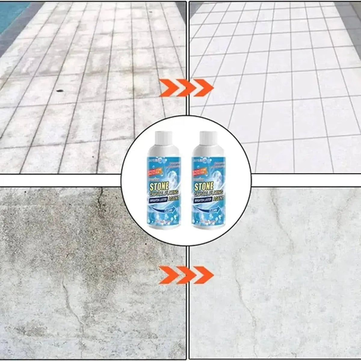 Natural Stone Cleaner Biodegradable Rust & Oxidation Remover