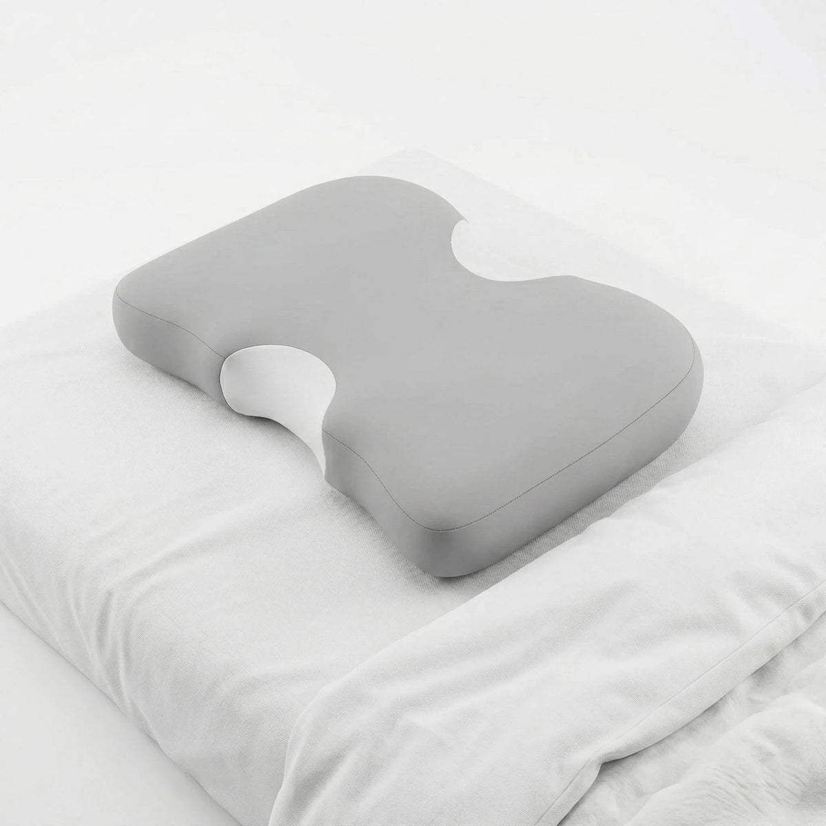 Neck Support Pillow Contoured Memory Foam Cooling Cover