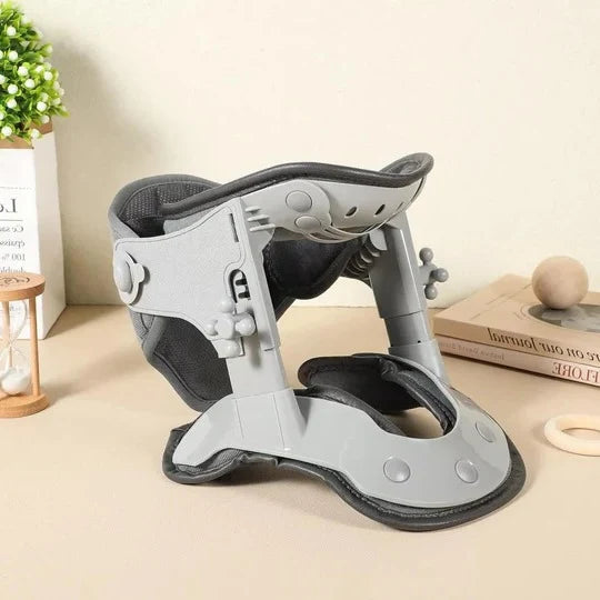 Neck Traction Stretcher Adjustable Height 3 Heat Levels