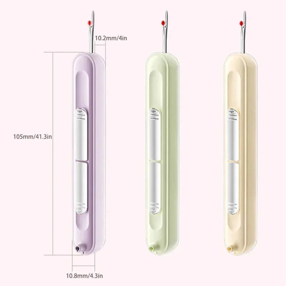 Needle Threader & Seam Ripper Dual-Ended Stainless Steel