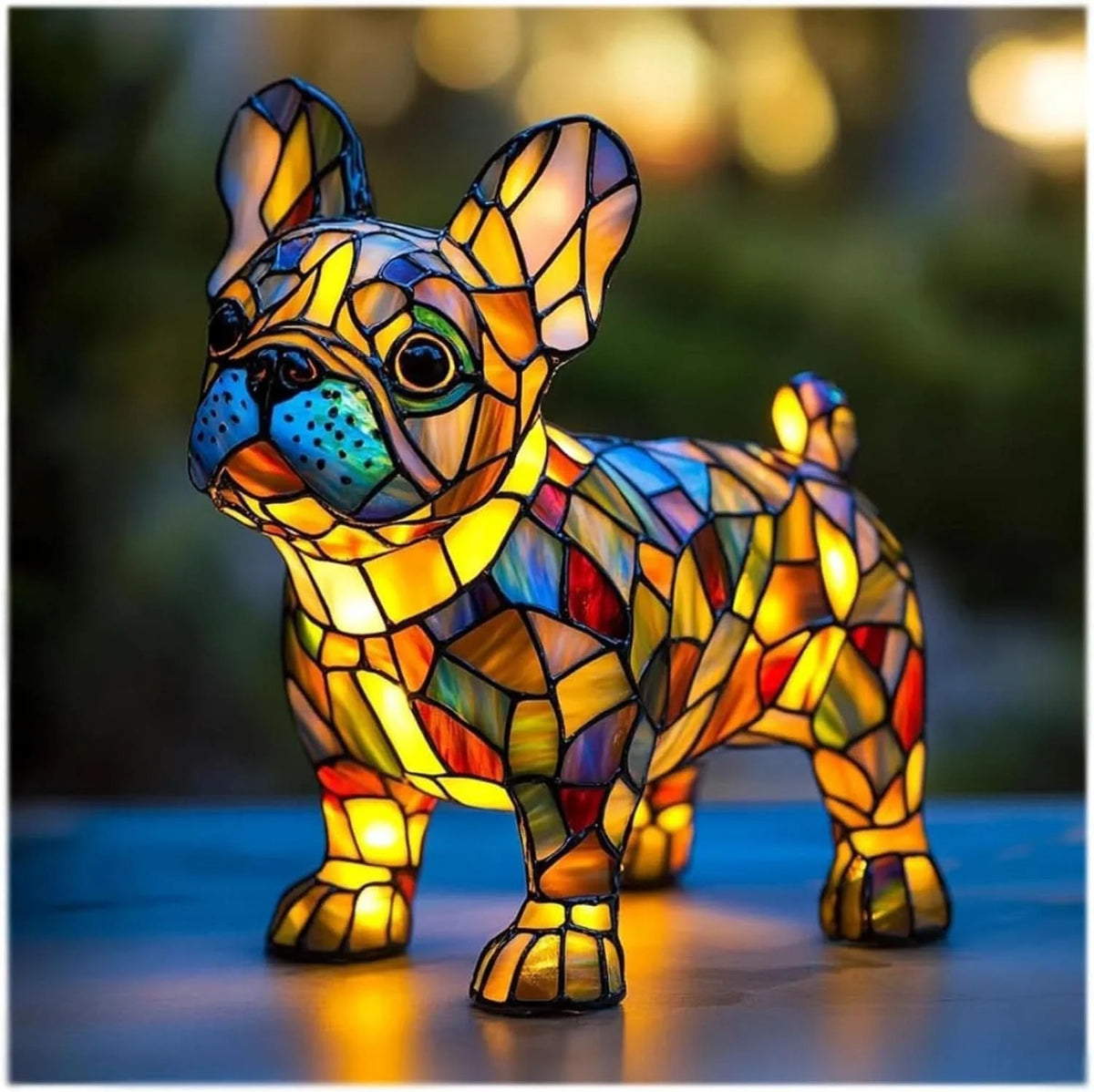 Night Light Dog-Shaped Warm LED USB-Powered With Switch