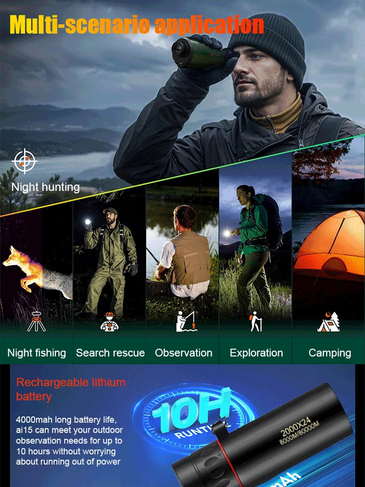 Night Vision Device HD Display 9x Magnification