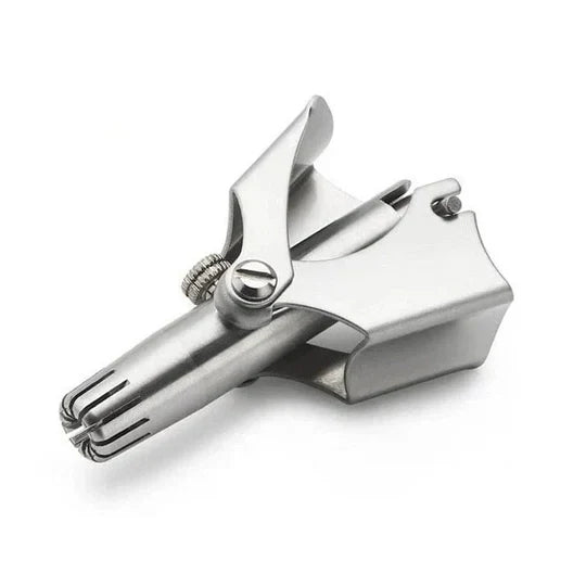Nose And Ear Hair Trimmer Manual Stainless Steel Compact ભૂ