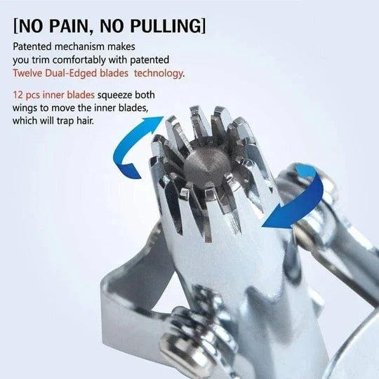 Nose & Ear Trimmer Manual Hand-Turn Compact