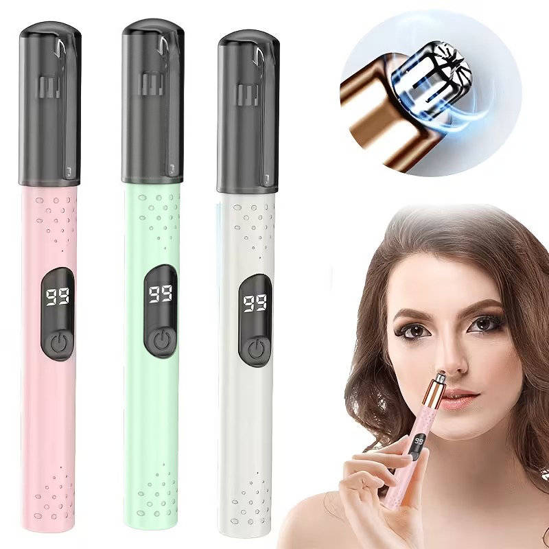 Nose & Ear Trimmer Stainless Steel Blades USB Rechargeable