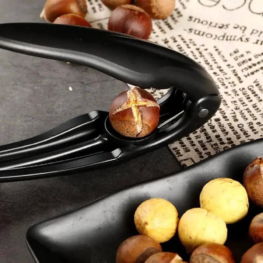 Nut Opener Stainless Steel Non-Slip Ergonomic Handle