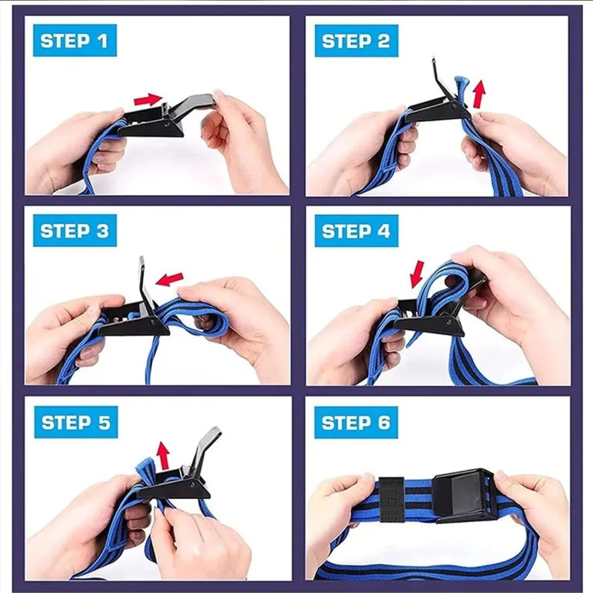 Occlusion Training Bands Adjustable Buckle Set of 2