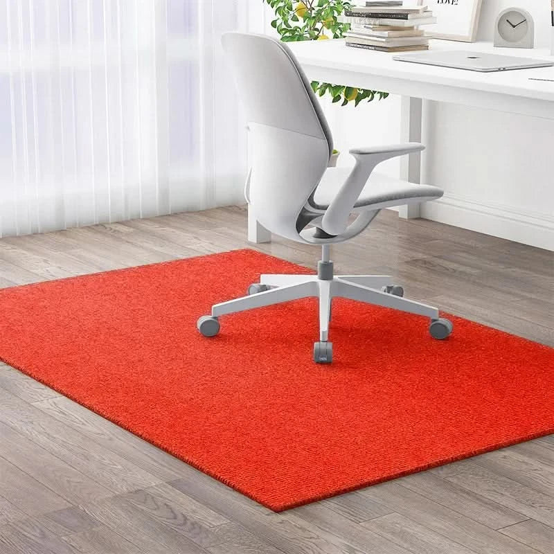 Office Chair Mat Water-Repellent Polyester Non-Slip Backing