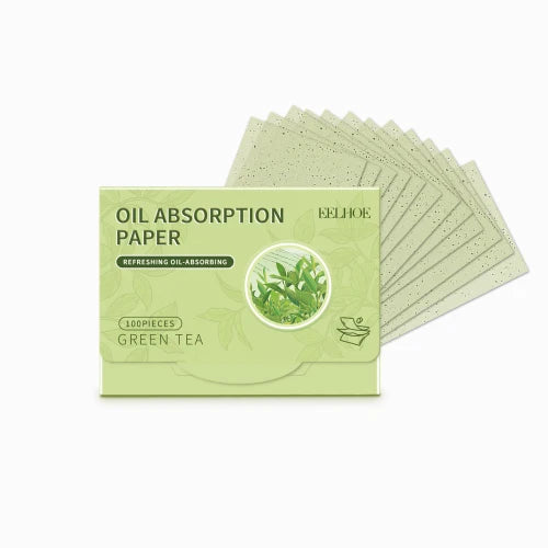 Oil Blotting Papers Flax Fiber Shine-Absorbing Travel Size