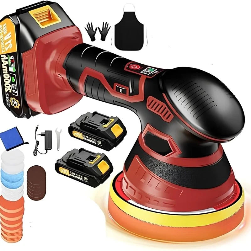 Orbital Buffer Cordless Variable Speed Foam Pad Set