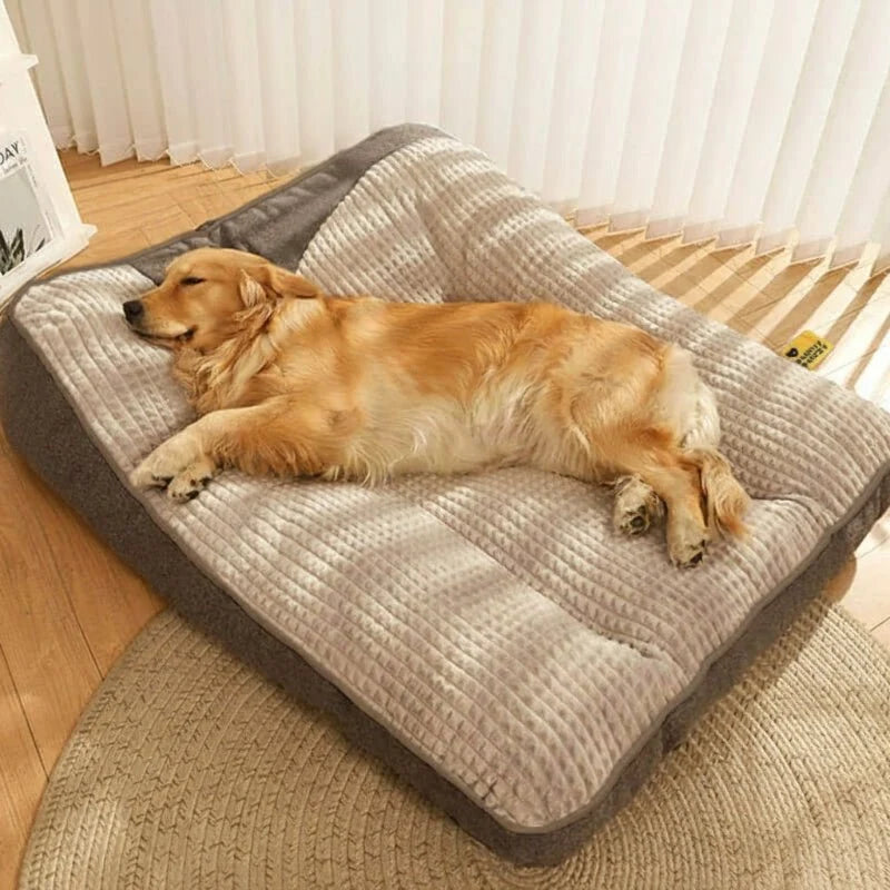 Orthopedic Dog Bed Raised Bolster Machine-Washable Cover