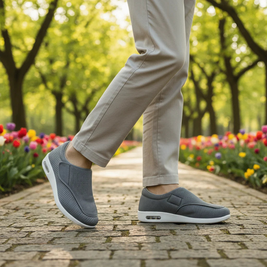 Orthopedic Shoes Extra Wide Fit Breathable Mesh Cushioned Insole
