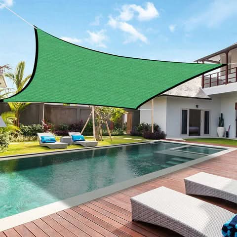 Outdoor Awning Waterproof Polyester 98% Shade Coverage