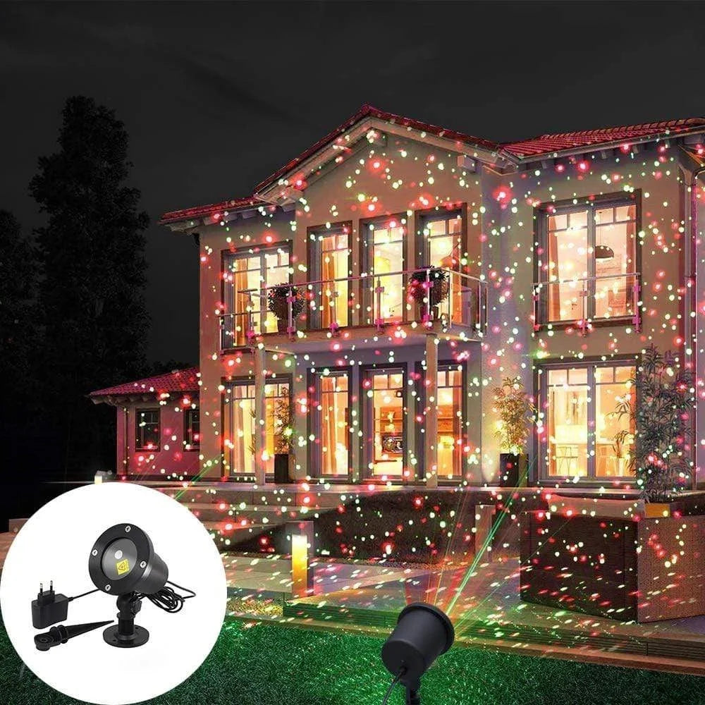 Outdoor Laser Projector Red & Green Remote Weatherproof