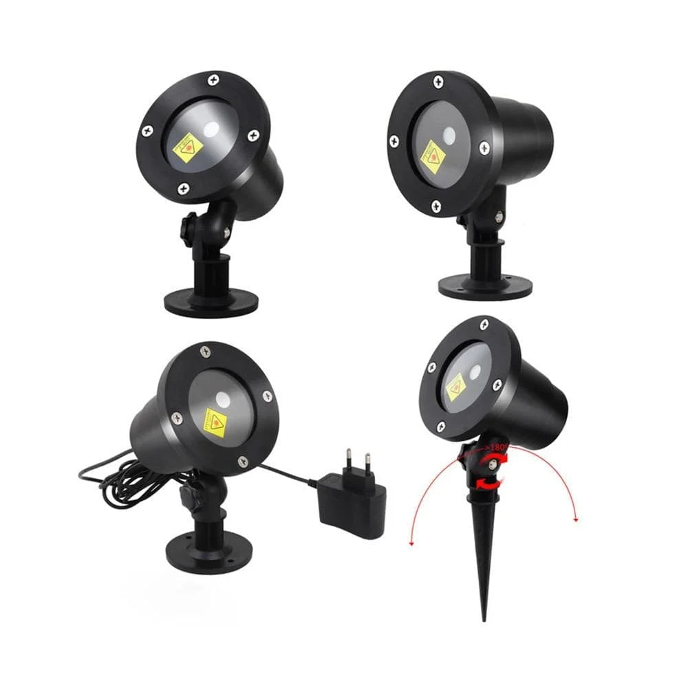 Outdoor Laser Projector Red & Green Remote Weatherproof