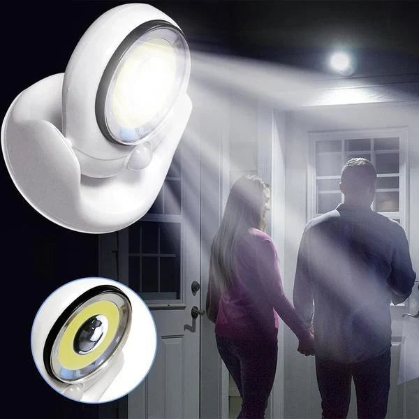 Outdoor Motion Sensor Light Battery-Powered Magnetic Weatherproof LED