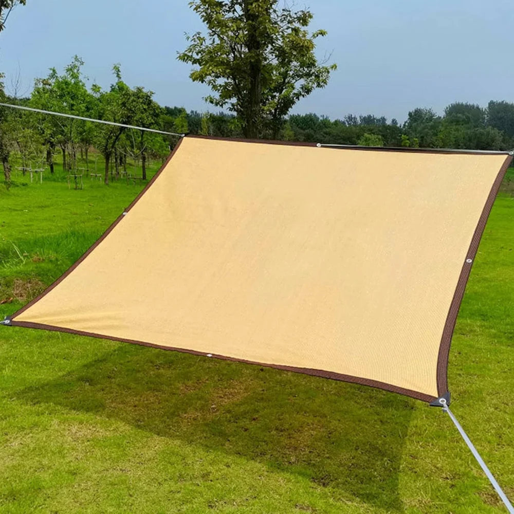 Outdoor Shade Sail High UV Protection Breathable Mesh