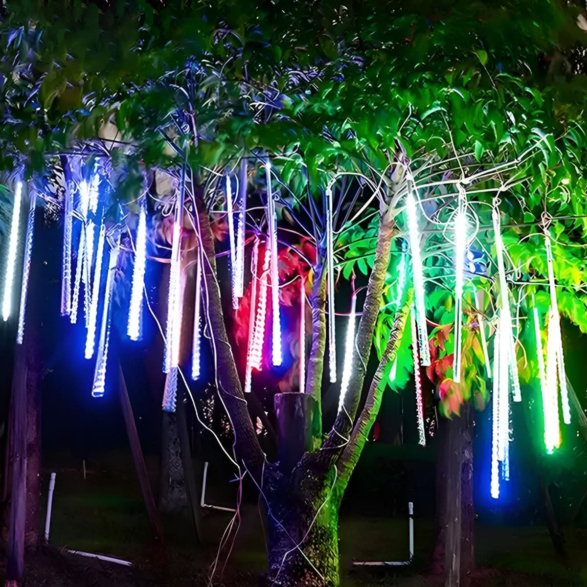 Outdoor Solar Lights Meteor Shower Effect IP65 Rated