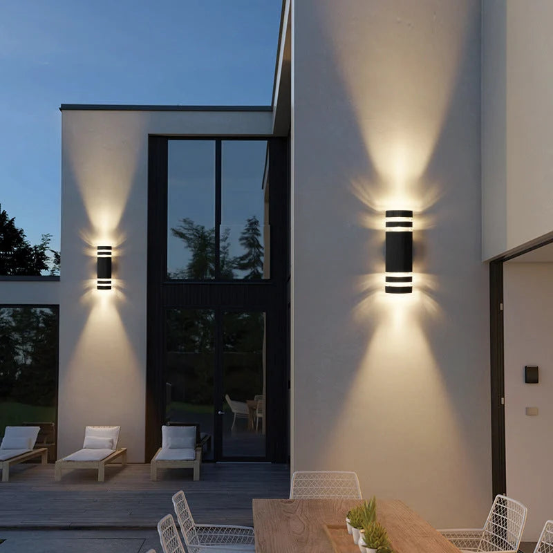 Outdoor Wall Lamp Up-and-Down Weather-Resistant E27
