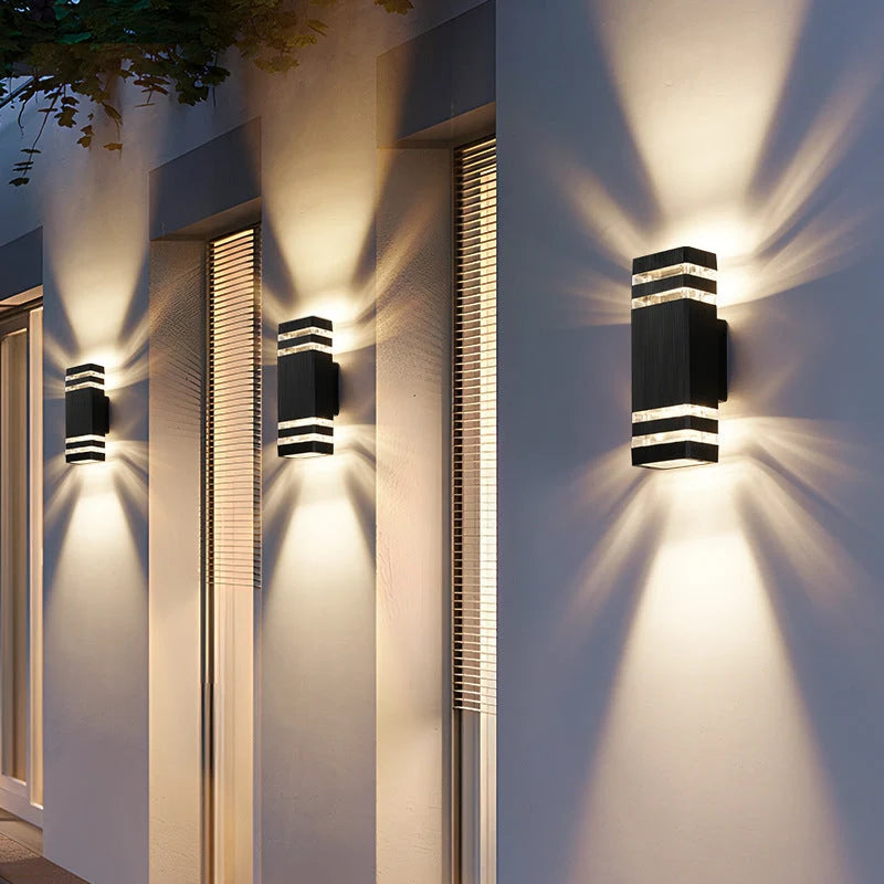 Outdoor Wall Lamp Up-and-Down Weather-Resistant E27