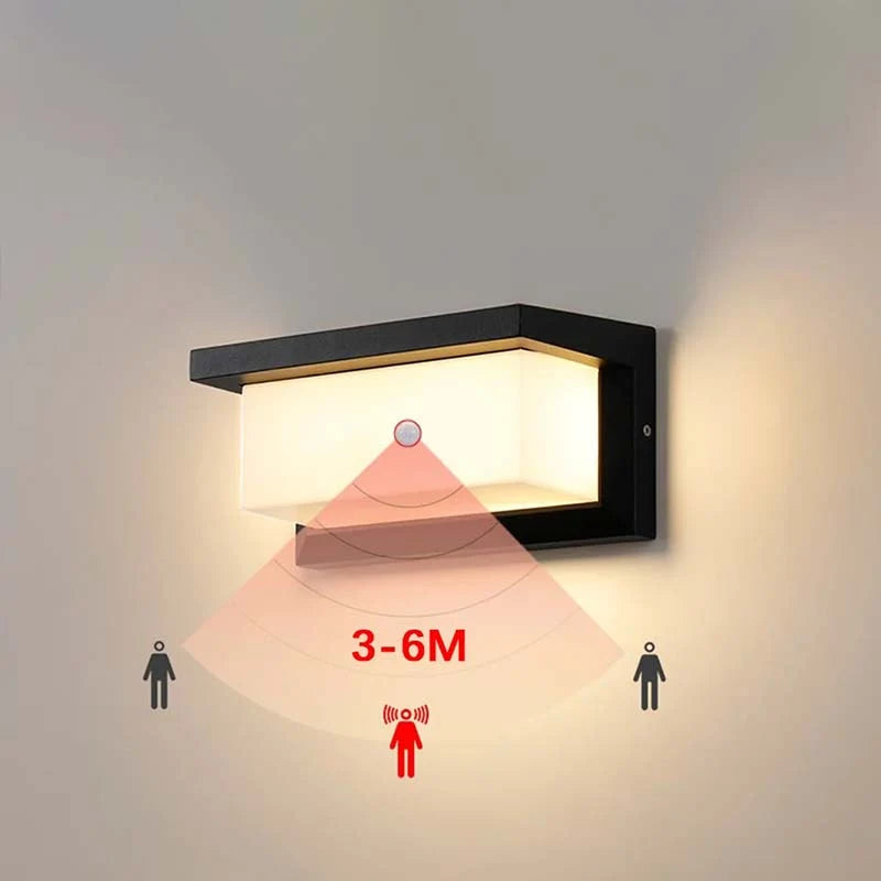 Outdoor Wall Light 18W LED Motion Sensor Waterproof
