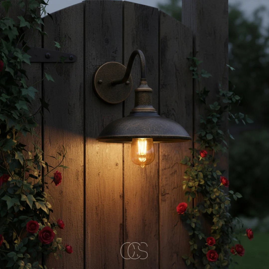 Outdoor Wall Light Aluminum Bronze IP65 Waterproof