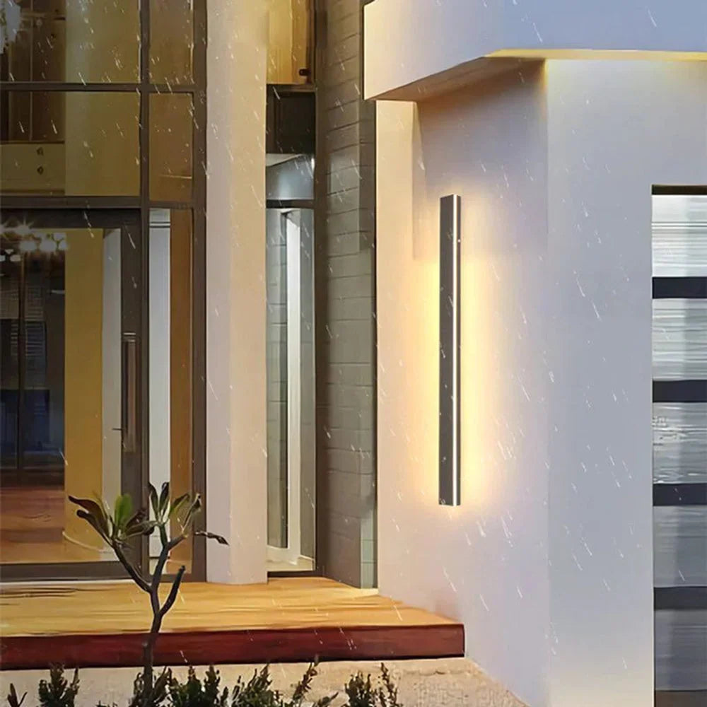 Outdoor Wall Light Linear LED IP65 Weather-Resistant