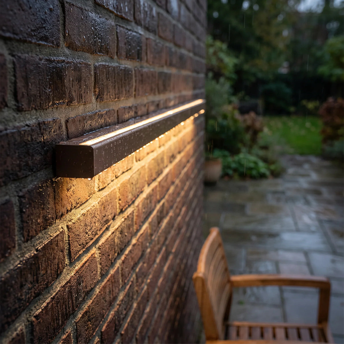 Outdoor Wall Light Linear LED IP65 Weather-Resistant