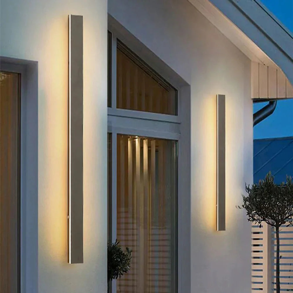 Outdoor Wall Light Linear LED IP65 Weather-Resistant