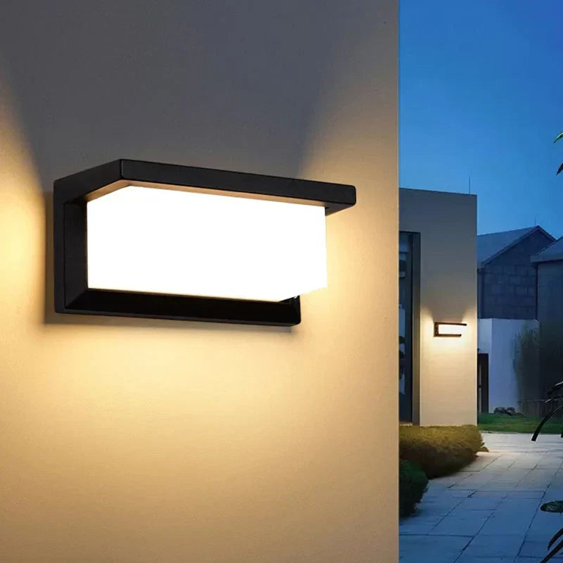 Outdoor Wall Light PIR Motion Sensor Selectable Color Temperature