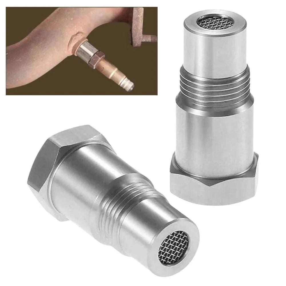 Oxygen Sensor Spacer 0.71-Inch Thread Flow-Limiting Design