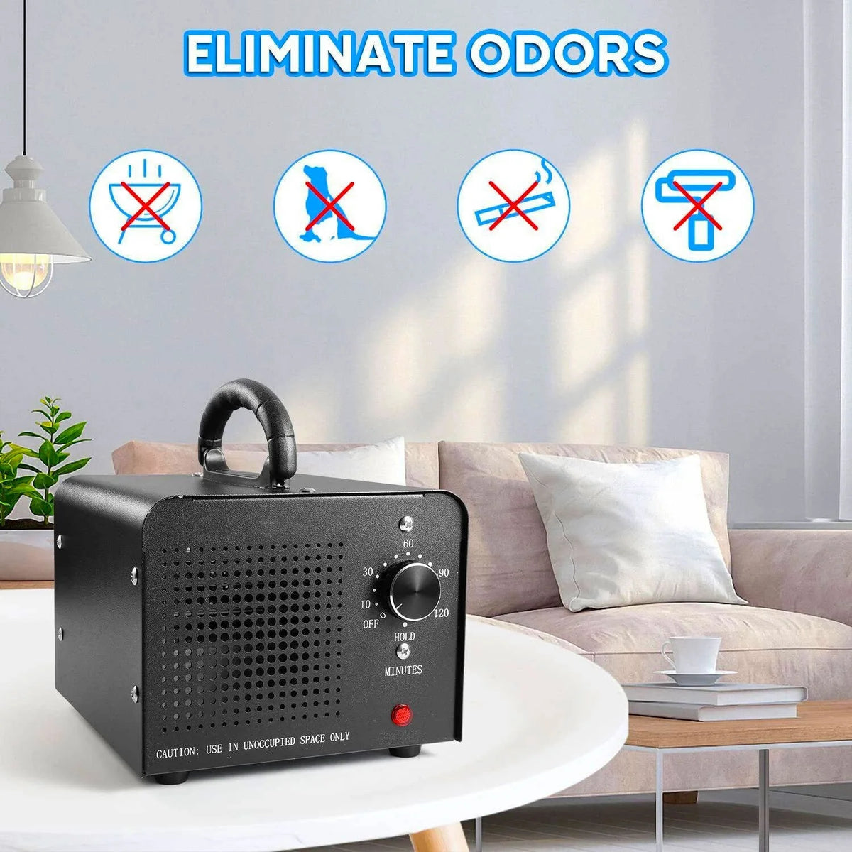 Ozone Generator 70,000 mg/h 6,000 Sq Ft Coverage
