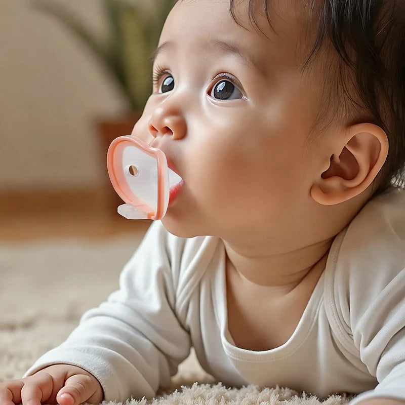Pacifier Soft Food-Grade Silicone With Protective Cap