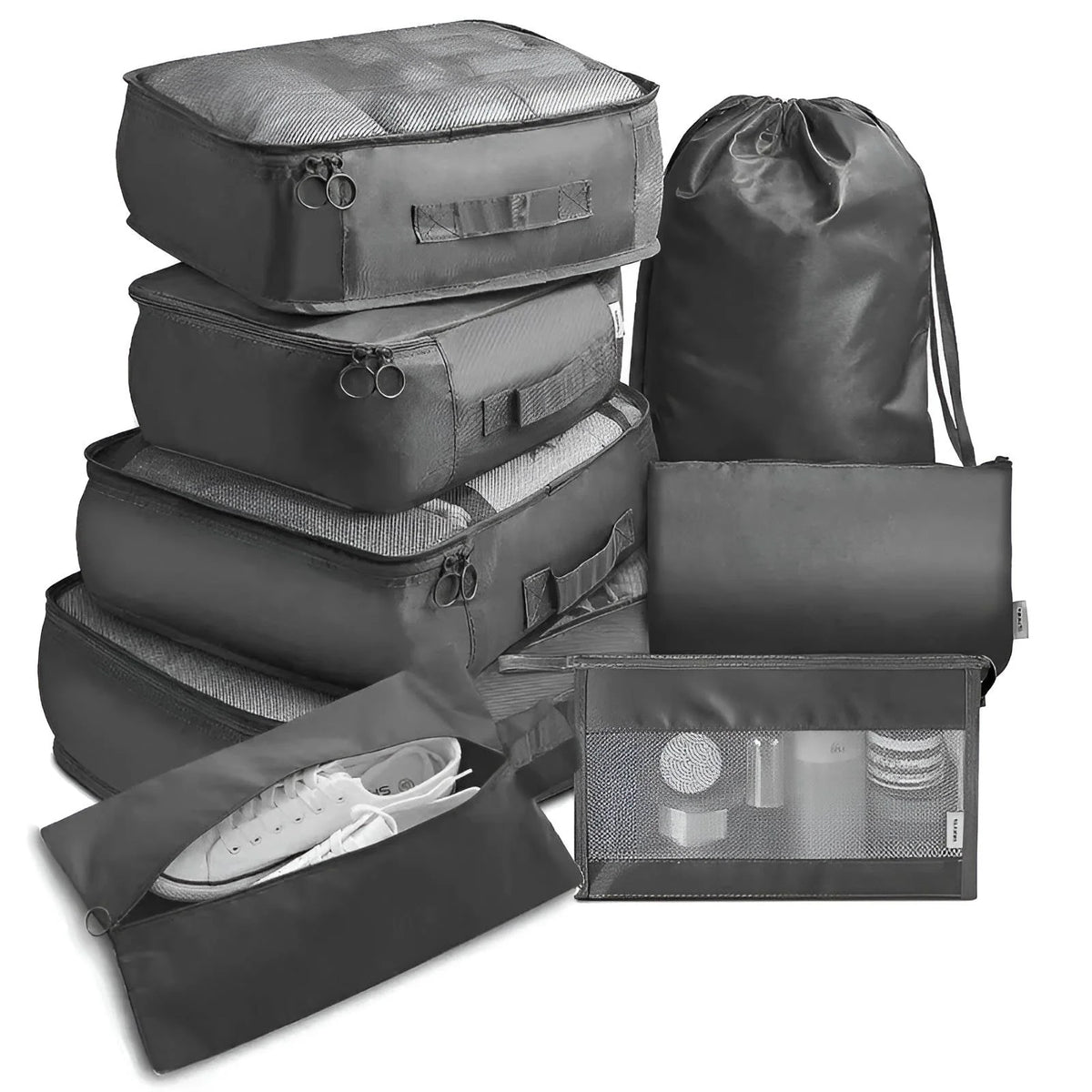 Packing Cubes Compression Mesh Windows Set of 7