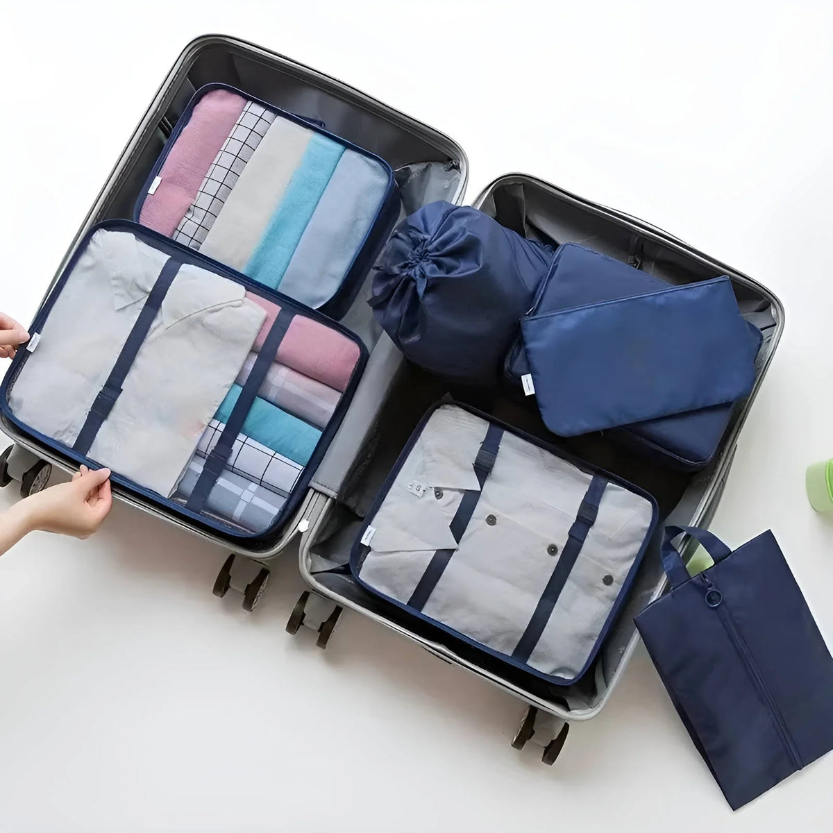 Packing Cubes Compression Mesh Windows Set of 7