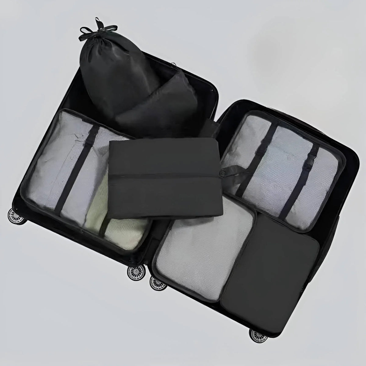 Packing Cubes Compression Mesh Windows Set of 7
