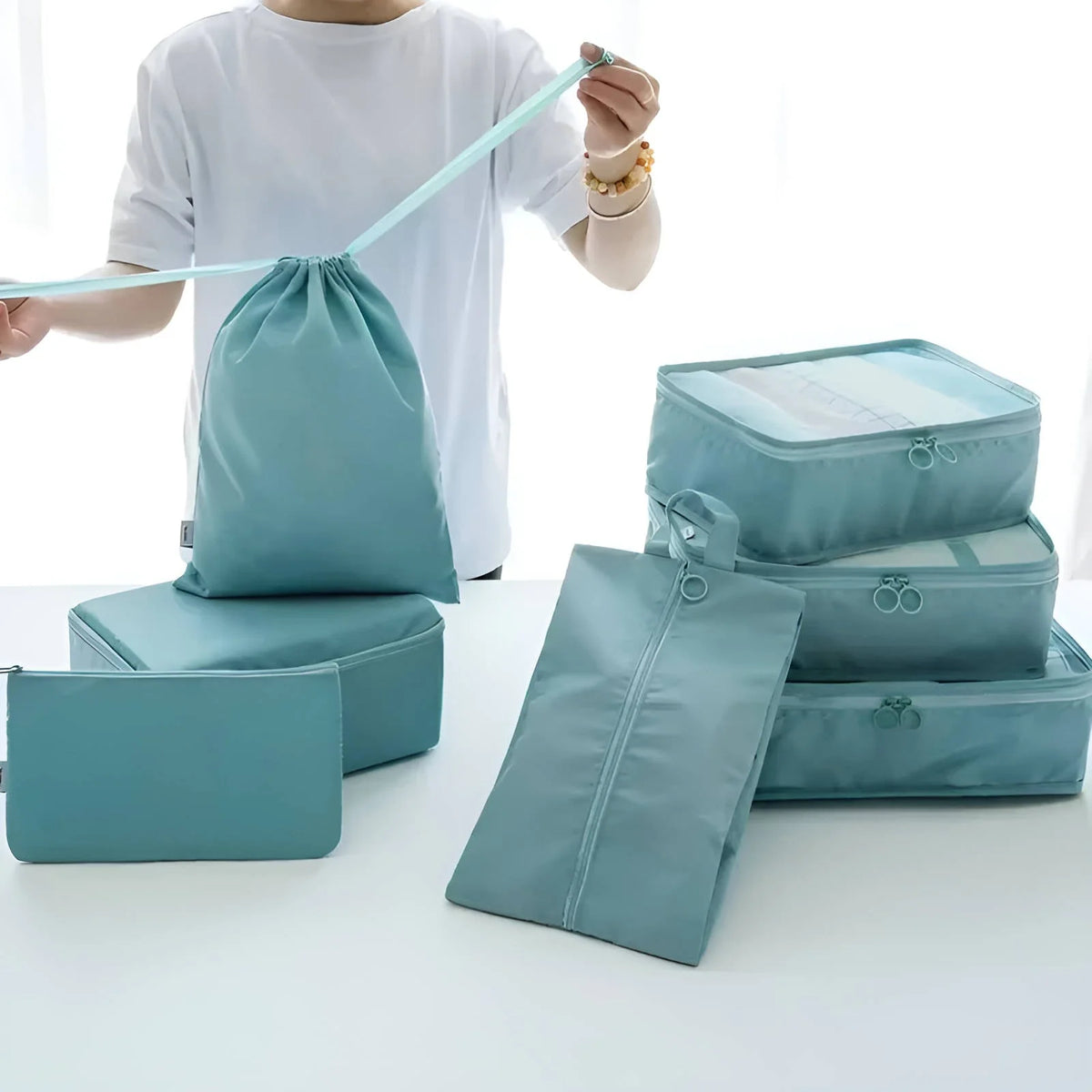 Packing Cubes Compression Mesh Windows Set of 7